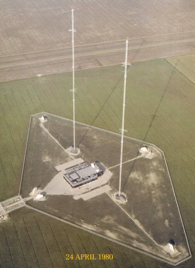 [aerial view of the Flevo transmitter]