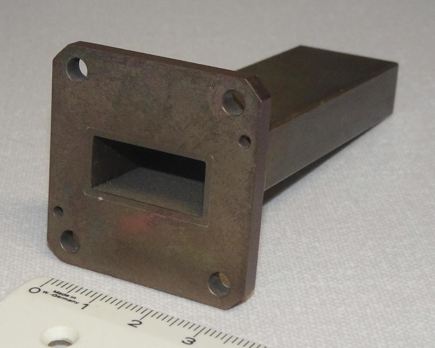 a piece of WR90 waveguide