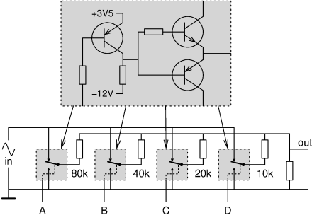 [part of the E315A schematic]