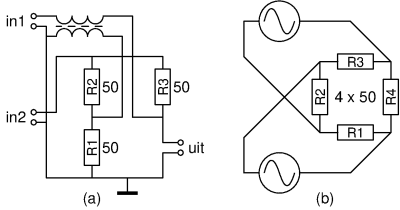 [circuit of 6 dB coupler]